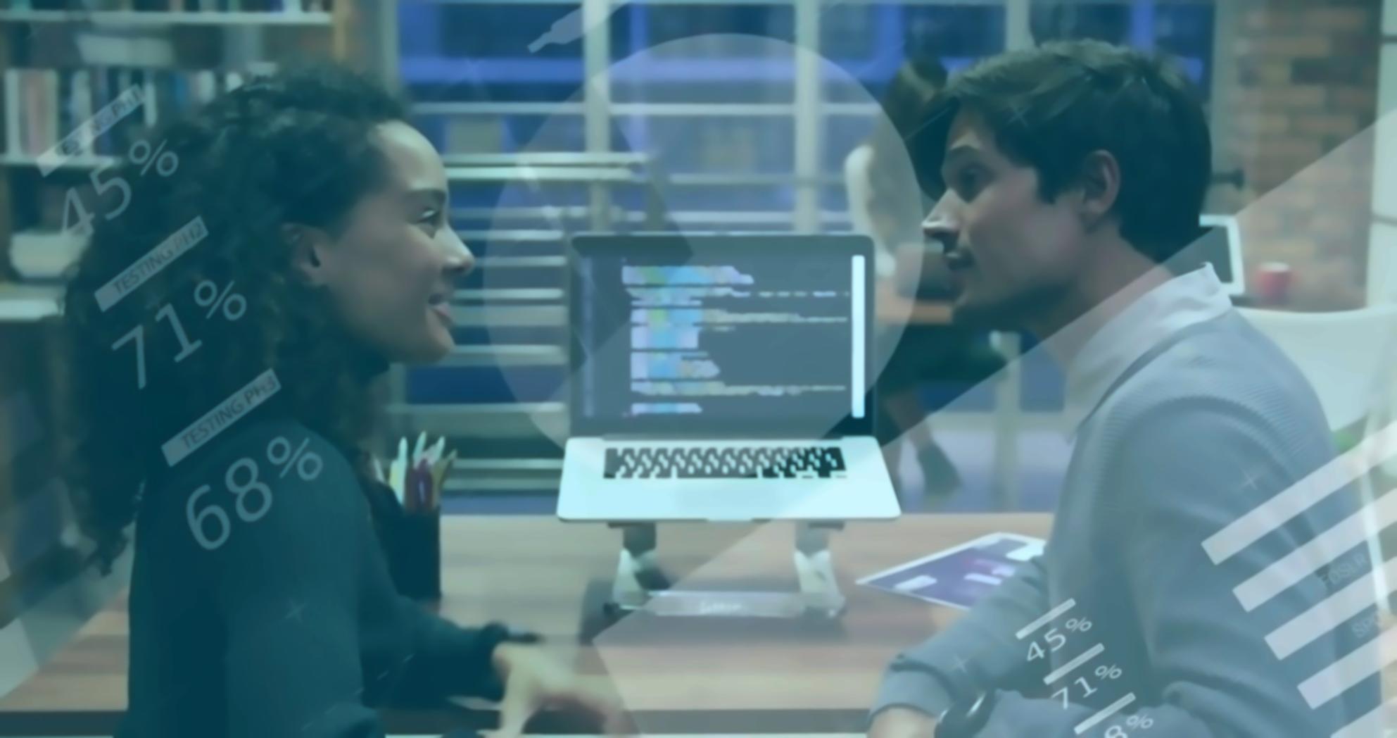Advanced Git workflow diagram showing complex branching and merging strategies
